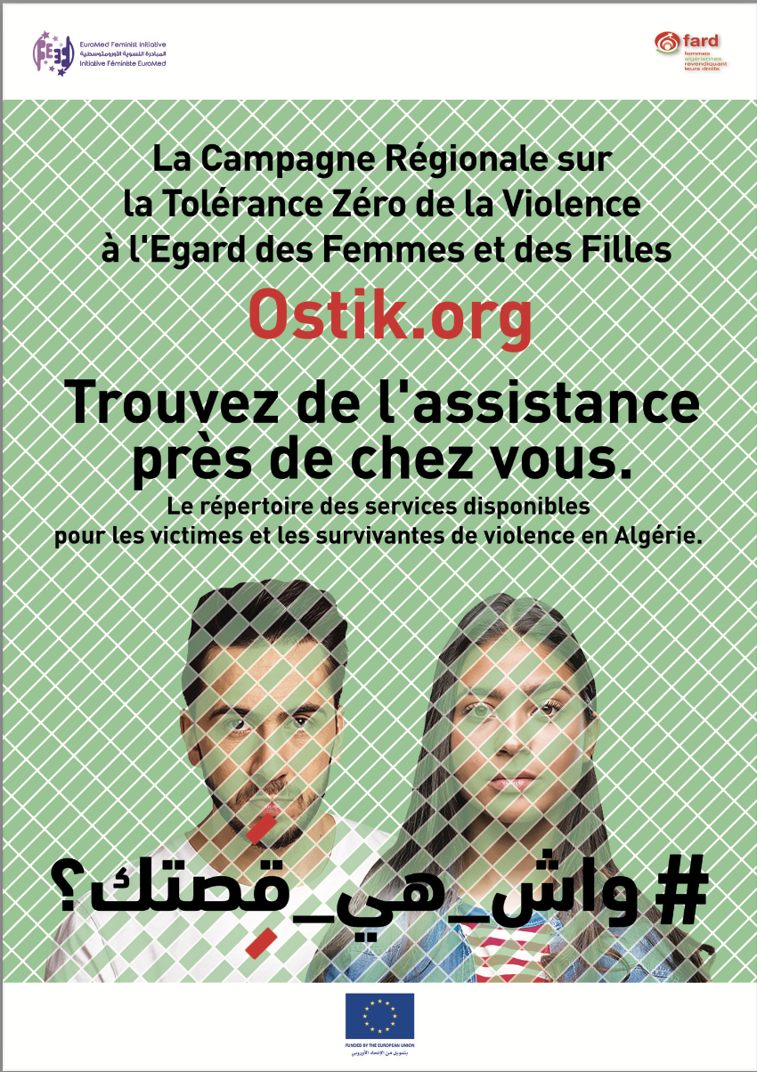 This directory lists all the helpful services, aids, and safe spaces accessible of victims of violence against women and girls across Algeria