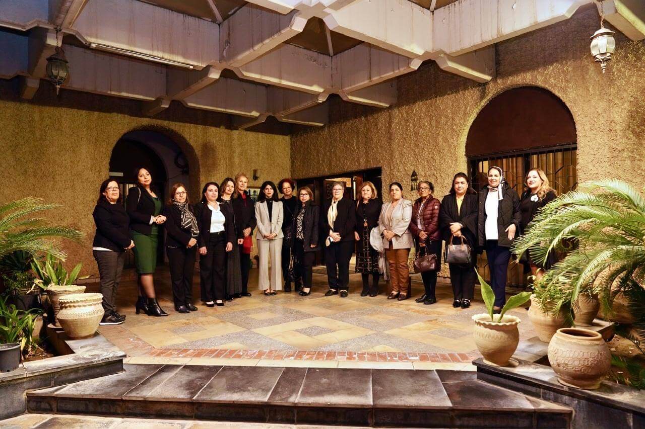 EuroMed Feminist Delegation meets Ms. Sara Alawi, Advisor to Prime Minister of Iraq for Civil Society Organizations