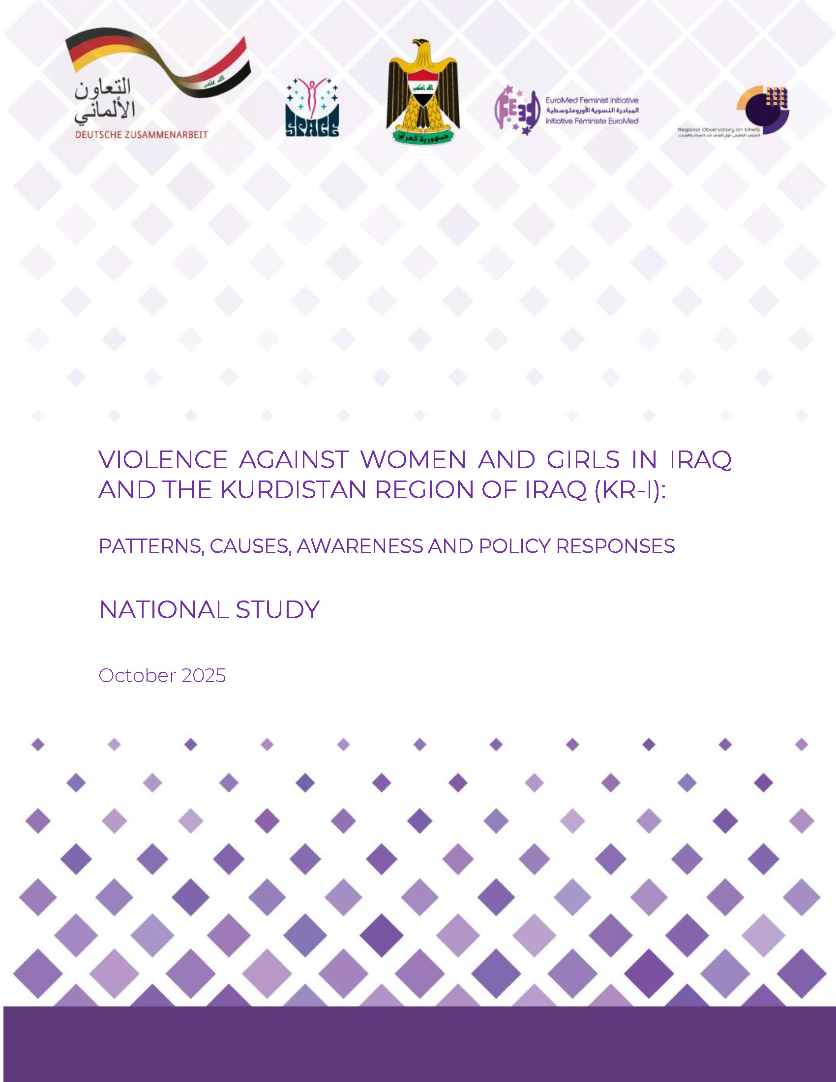 Violence Against Women and Girls in Iraq and the Kurdistan Region of Iraq